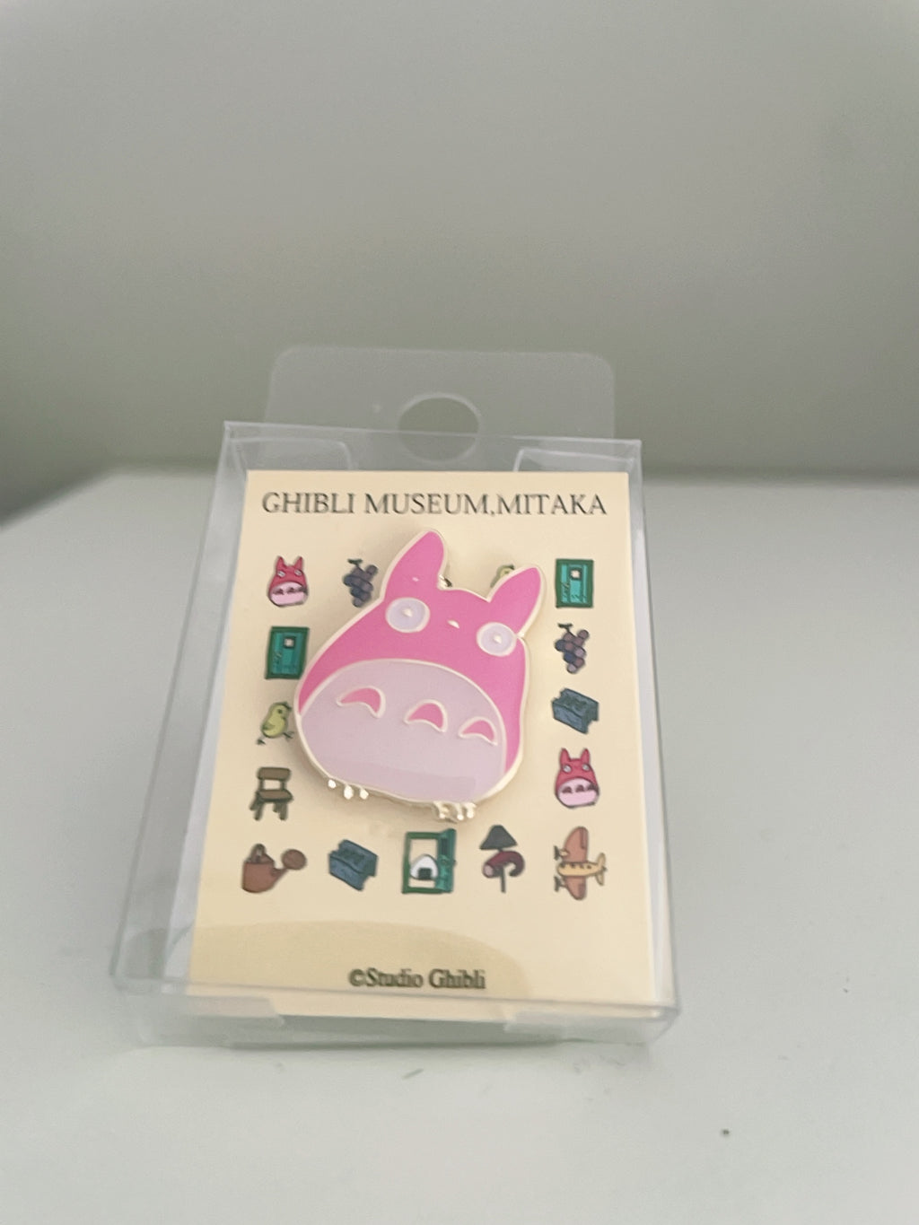Studio Ghibli Museum Mitaka Museo Totoro Pink Totoro Pin Badge MDG-PIN-0007