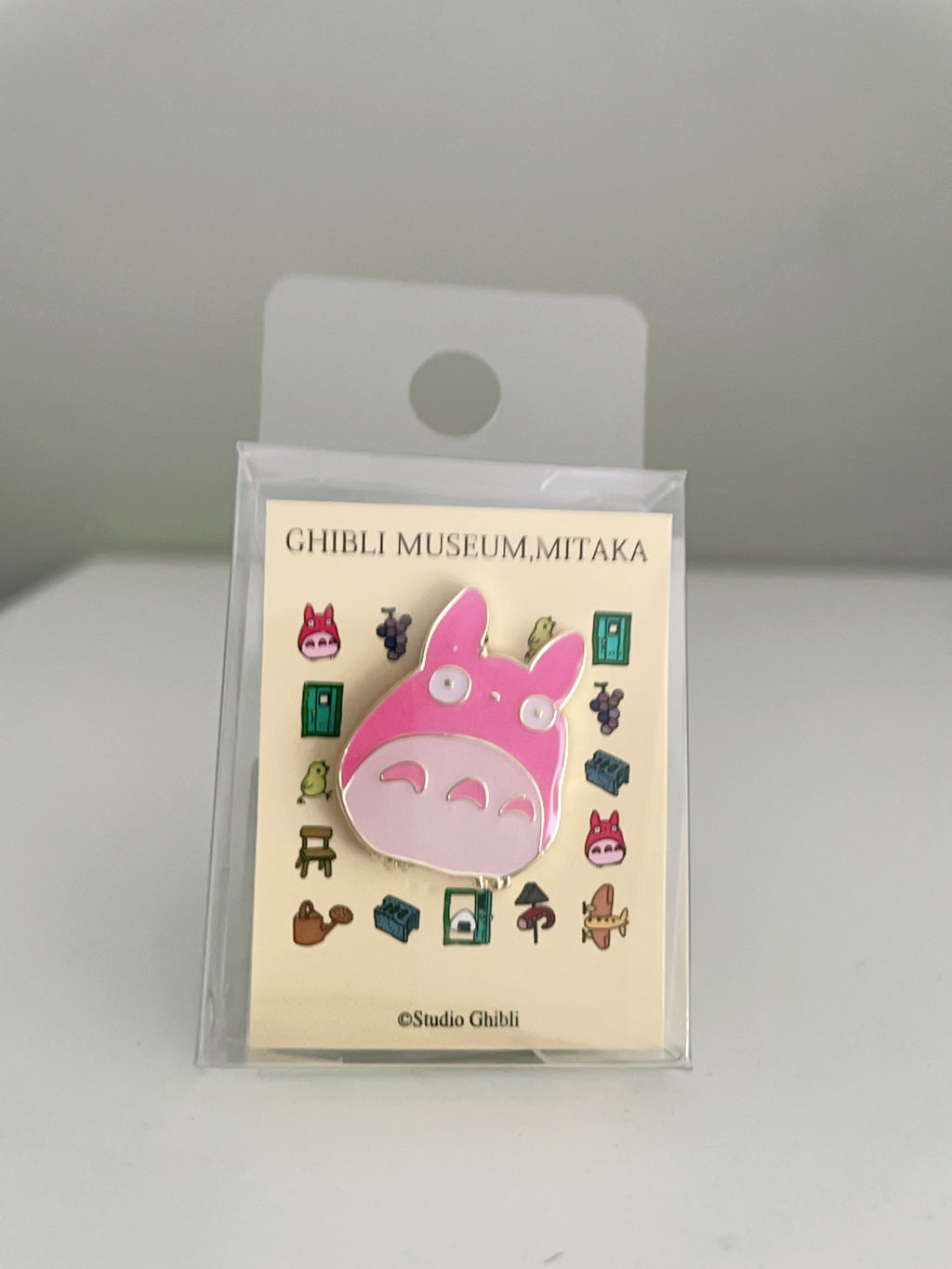 Studio Ghibli Museum Mitaka Museo Totoro Pink Totoro Pin Badge MDG-PIN-0007