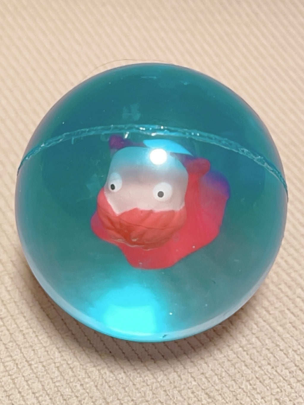 Ghibli Museum Ponyo Super Bouncy Ball Fish Ponyo Water Floating Toy 4.3cm