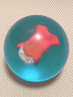 Ghibli Museum Ponyo Super Bouncy Ball Fish Ponyo Water Floating Toy 4.3cm