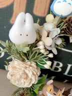 Studio Ghibli My Neighbour Totoro DIY White Sola Flower Wreath Decoration Kit