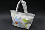 Studio Ghibli My Neighbor Totoro Blue Totoro Acorn Sweat Tote Bag S – No Zip