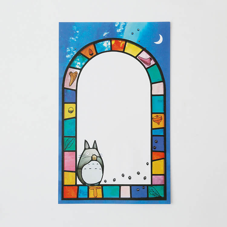 Studio Ghibli My Neighbour Totoro Ocarina Totoro Stained Glass Letter Pad – Ghibli Museum Mitaka