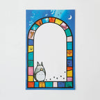 Studio Ghibli My Neighbour Totoro Ocarina Totoro Stained Glass Letter Pad – Ghibli Museum Mitaka