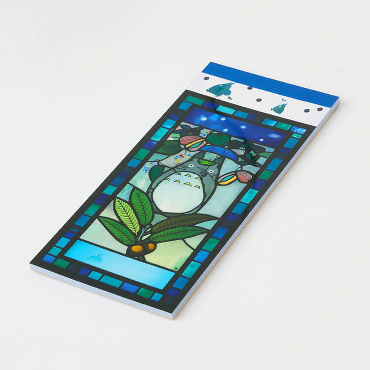 Studio Ghibli My Neighbour Totoro Umbrella Totoro Stained Glass Letter Pad – Ghibli Museum Mitaka