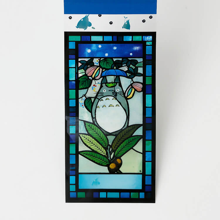 Studio Ghibli My Neighbour Totoro Umbrella Totoro Stained Glass Letter Pad – Ghibli Museum Mitaka