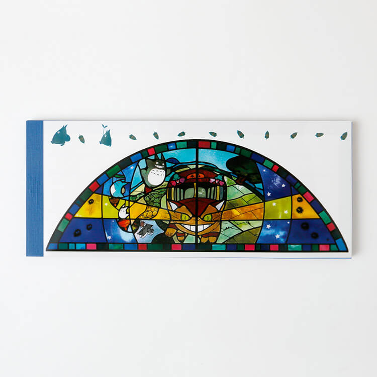 Studio Ghibli My Neighbour Totoro Catbus Stained Glass Letter Pad – Ghibli Museum Mitaka