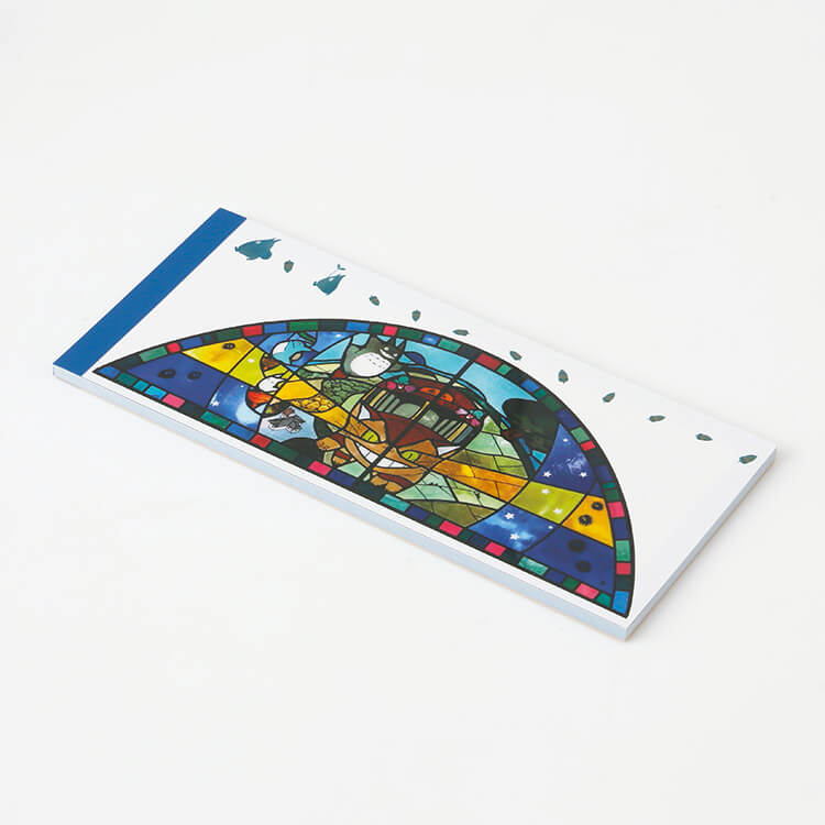 Studio Ghibli My Neighbour Totoro Catbus Stained Glass Letter Pad – Ghibli Museum Mitaka