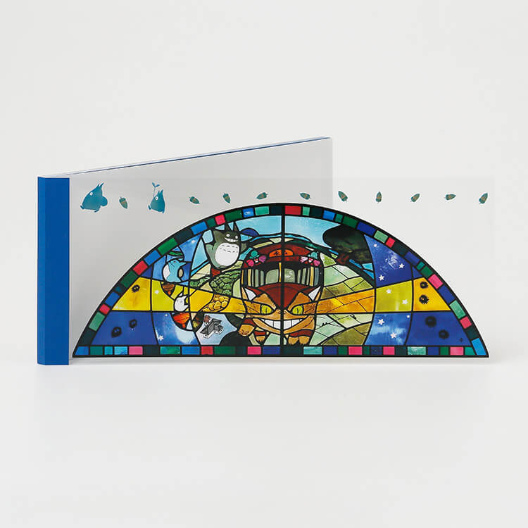 Studio Ghibli My Neighbour Totoro Catbus Stained Glass Letter Pad – Ghibli Museum Mitaka
