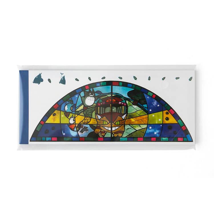 Studio Ghibli My Neighbour Totoro Catbus Stained Glass Letter Pad – Ghibli Museum Mitaka