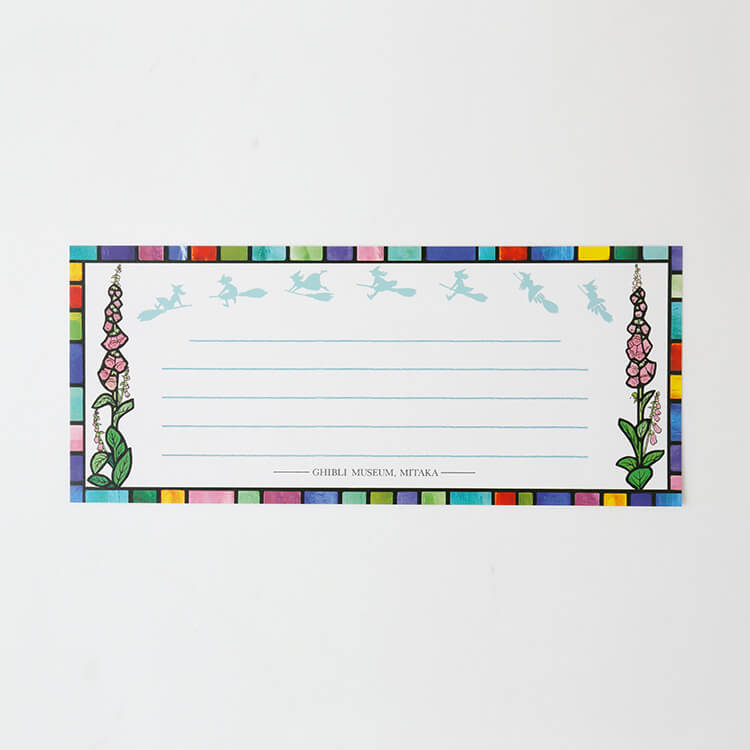Studio Ghibli Kiki’s Delivery Service Stained Glass Letter Pad – Ghibli Museum Mitaka