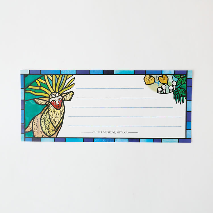 Studio Ghibli Museum Princess Mononoke Stained Glass Letter Pad