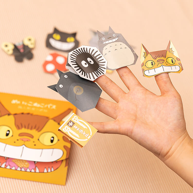 Studio Ghibli Museum Mei and the Kittenbus Finger Puppet Origami Set – Made in Japan