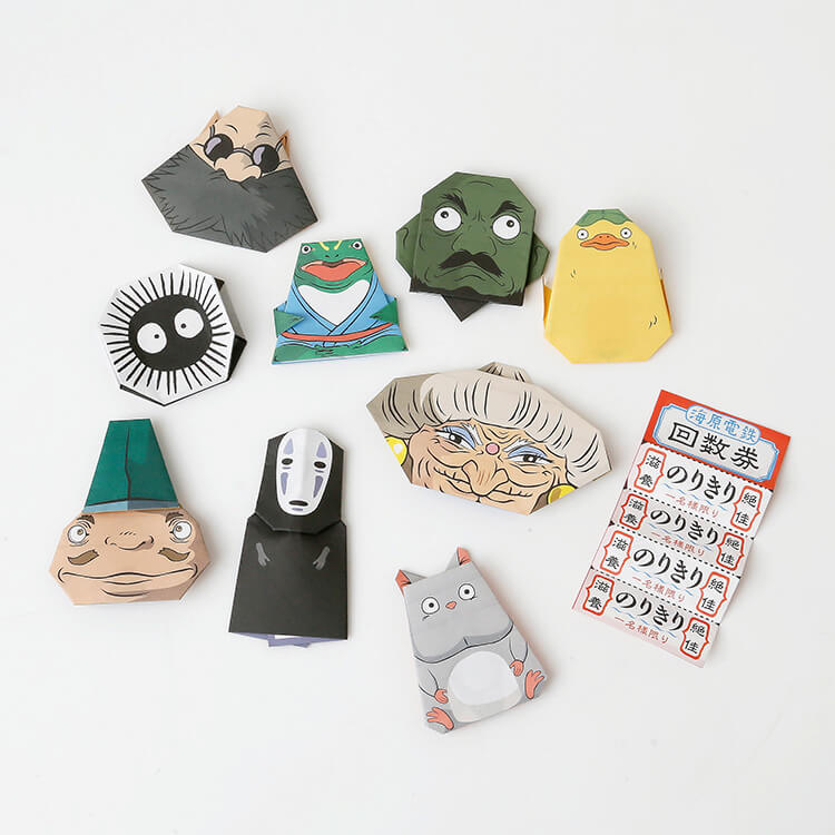 Studio Ghibli Spirited Away Finger Puppet Origami Set – Ghibli Museum Mitaka