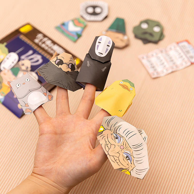 Studio Ghibli Spirited Away Finger Puppet Origami Set – Ghibli Museum Mitaka