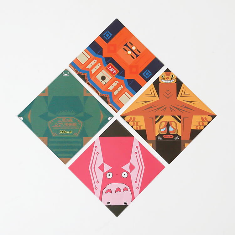Studio Ghibli Museum Mitaka Finger Puppet Origami Set – Made in Japan