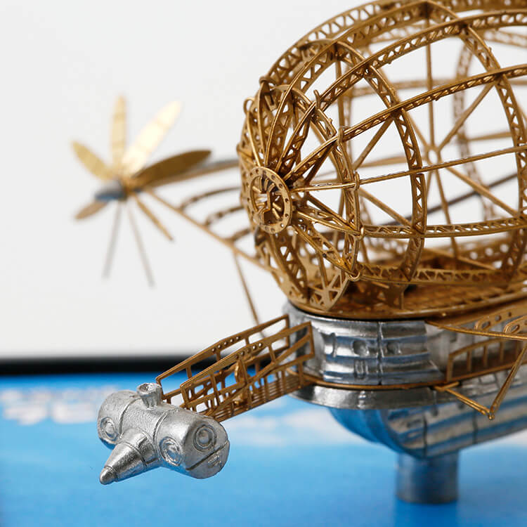 Studio Ghibli Museum Castle in the Sky Tiger Moth Brass Etching Model Kit – Made in Japan