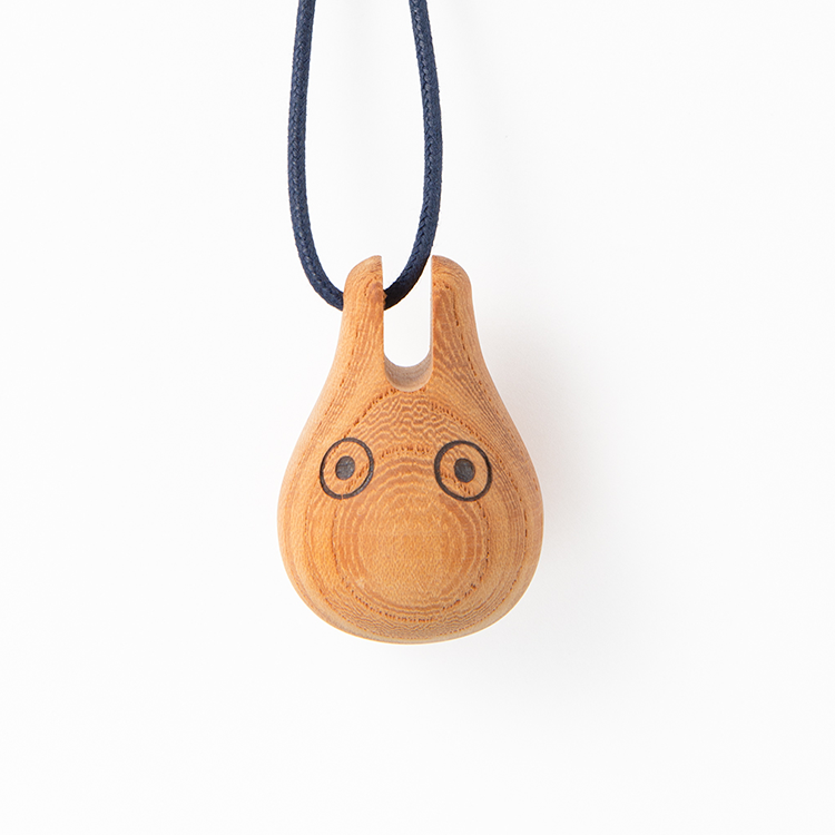 Studio Ghibli Museum My Neighbour Totoro MOKURIN Wooden Bell – Zelkova Navy Cord