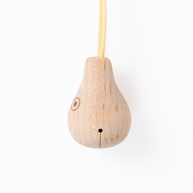 Studio Ghibli Museum My Neighbour Totoro MOKURIN Wooden Bell – Maple Yellow Cord