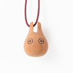 Studio Ghibli Museum My Neighbour Totoro MOKURIN Wooden Bell – Cherry Red Cord