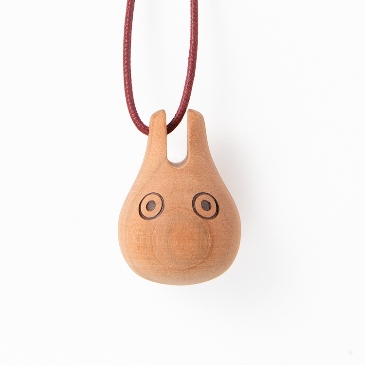 Studio Ghibli Museum My Neighbour Totoro MOKURIN Wooden Bell – Cherry Red Cord