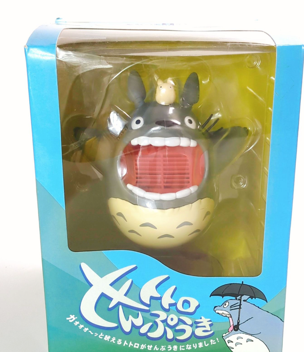 Studio Ghibli My Neighbour Totoro Roaring Totoro Mini Desk Fan – Retired 2012 Collectible