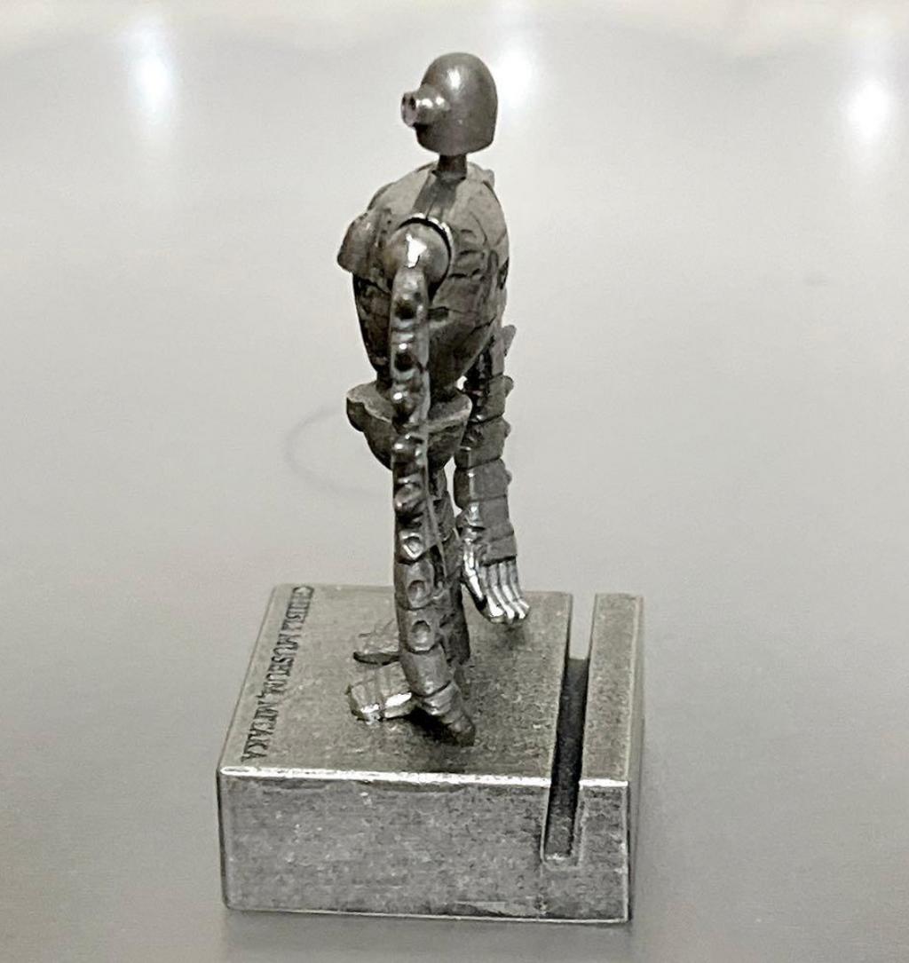 Studio Ghibli Museum Exclusive Castle in the Sky Robot Soldier Pewter Card Stand