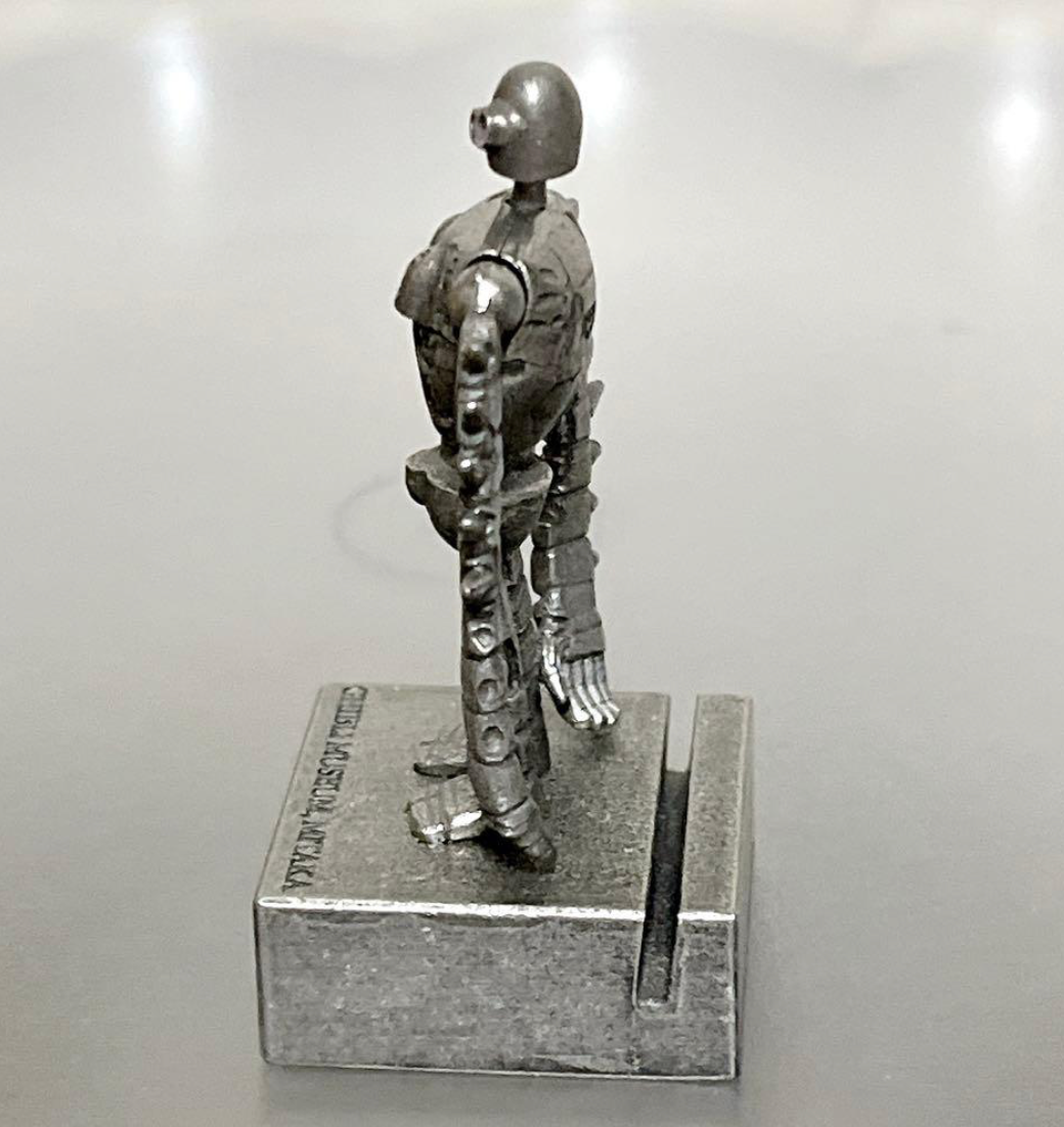 Studio Ghibli Museum Exclusive Castle in the Sky Robot Soldier Pewter Card Stand