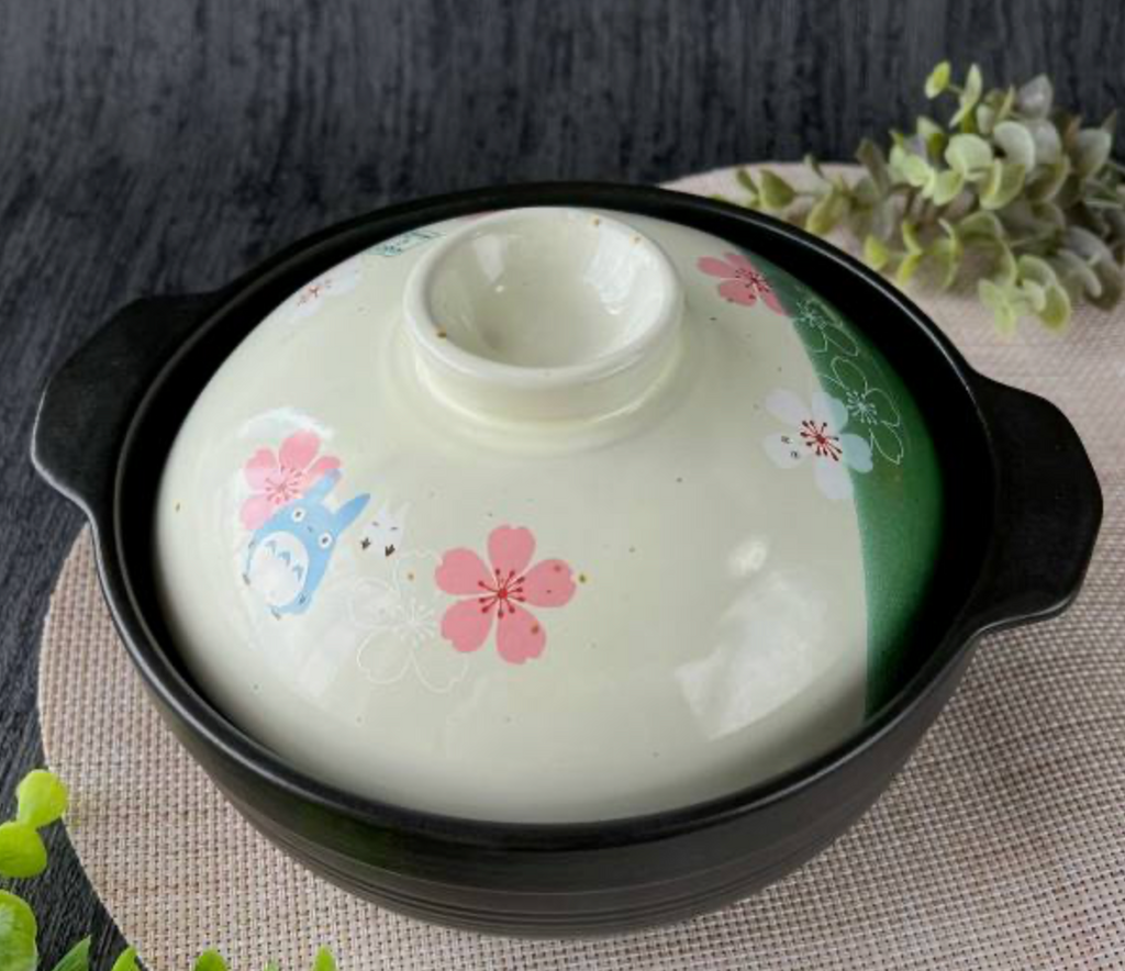 Studio Ghibli My Neighbour Totoro Sakura Japanese Donabe Clay Pot 900ml
