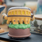 Studio Ghibli My Neighbor Totoro Catbus in Tree Porcelain Music Box