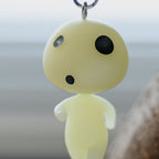 Studio Ghibli Princess Mononoke Kodama Moving Glow-in-the-Dark Keyring