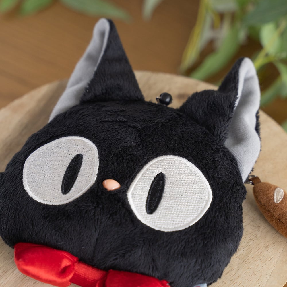 Studio Ghibli Kiki’s Delivery Service Jiji Reel Pass Case Card Holder with Zipper Pouch