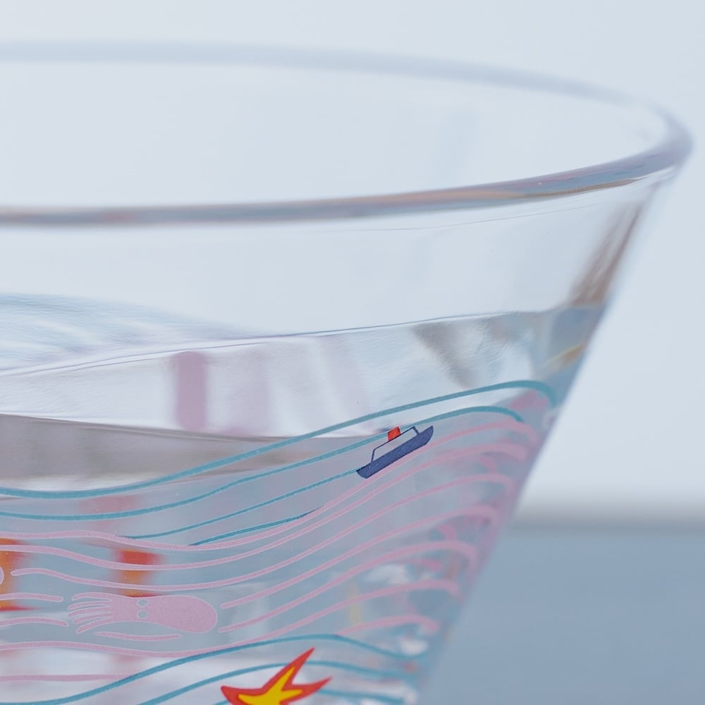 Studio Ghibli Ponyo Under the Sea Glass Bowl