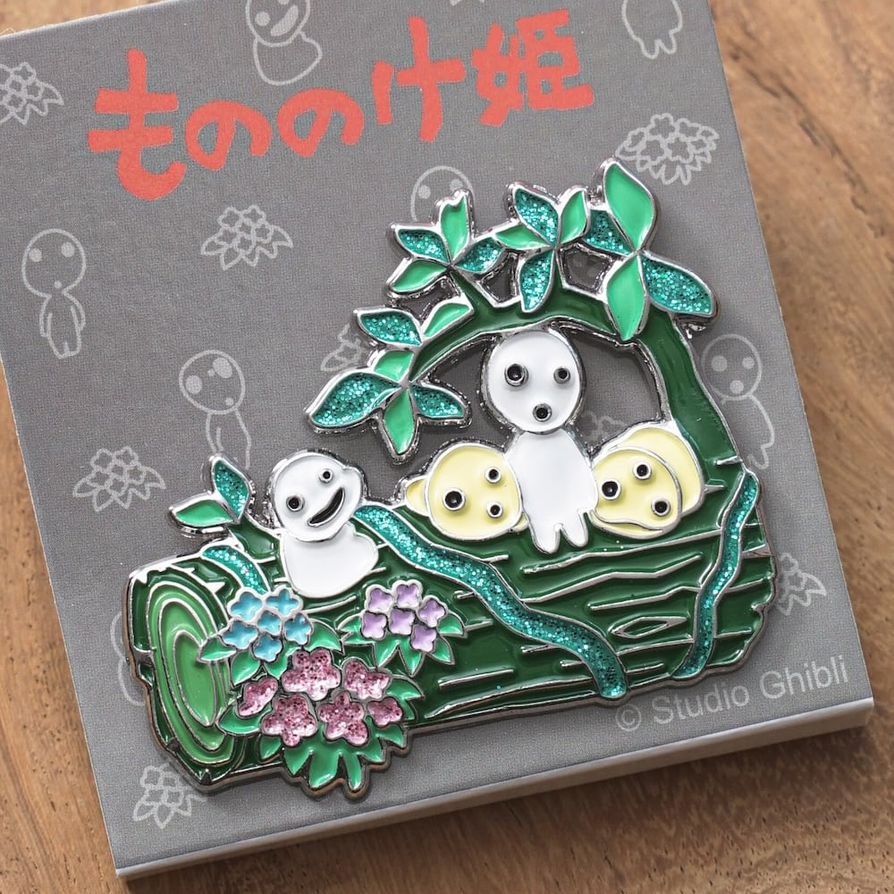 Studio Ghibli Princess Mononoke Kodama Metal Brooch GB-12