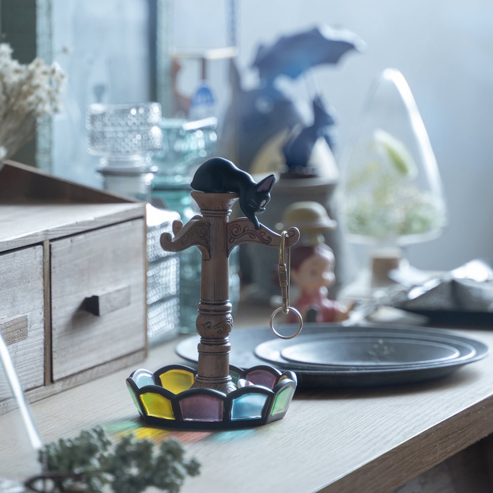 Studio Ghibli Kiki’s Delivery Service Jiji Antique Pole Key Stand & Jewellery Tray