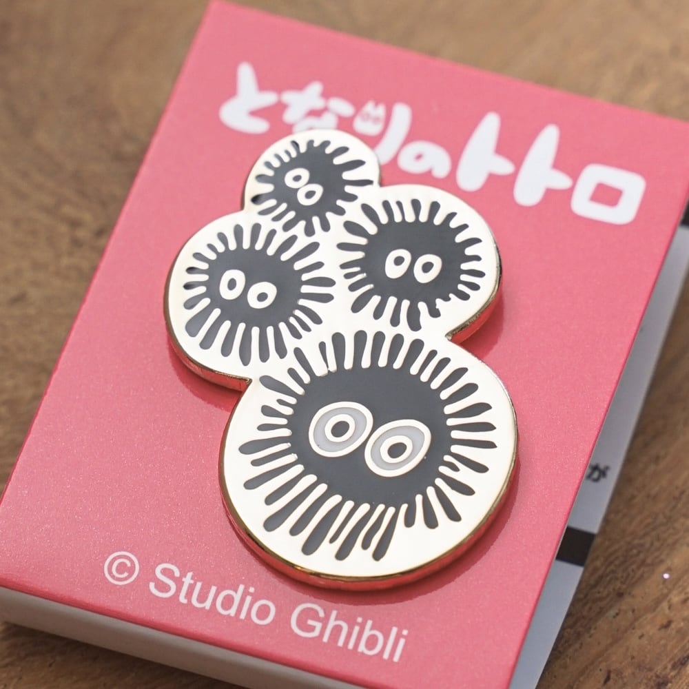 Studio Ghibli My Neighbour Totoro Soot Sprite Pin Badge T-10