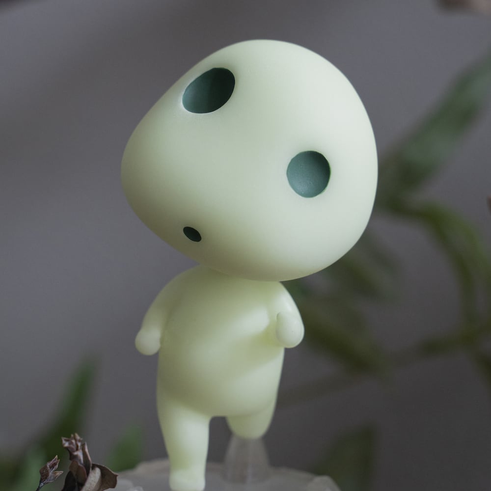 Studio Ghibli Princess Mononoke Kodama Chubby Glow-in-the-Dark Figure