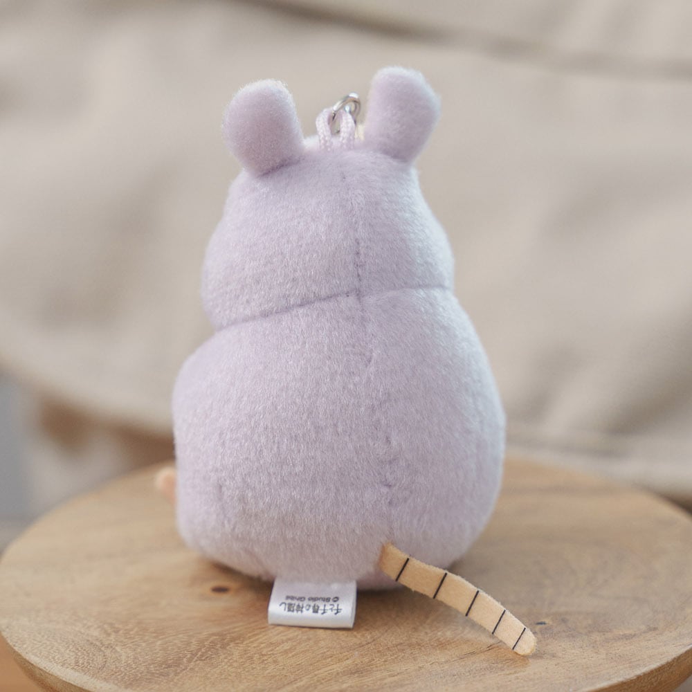 Studio Ghibli Spirited Away Boh Mouse Fluffy Plush Keychain K-9902