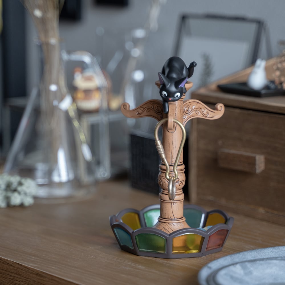 Studio Ghibli Kiki’s Delivery Service Jiji Antique Pole Key Stand & Jewellery Tray