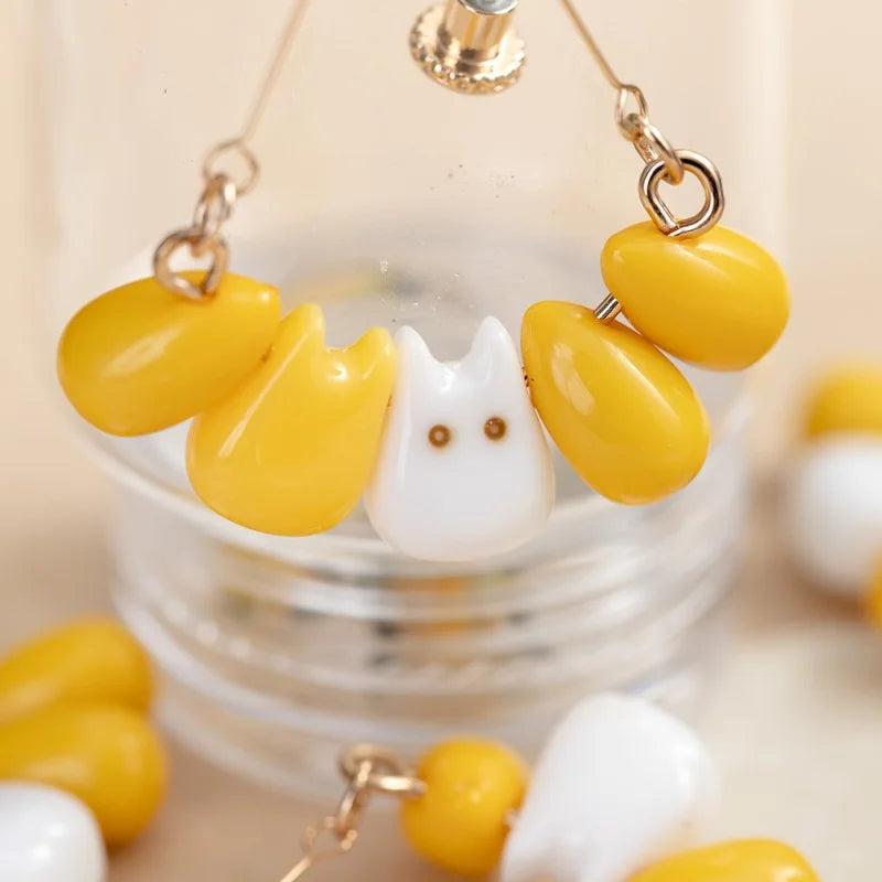 Studio Ghibli My Neighbour Totoro Small Totoro & Corn Pierced Earrings