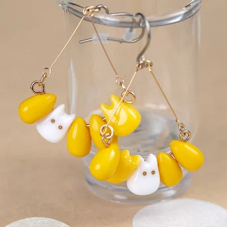 Studio Ghibli My Neighbour Totoro Small Totoro & Corn Pierced Earrings
