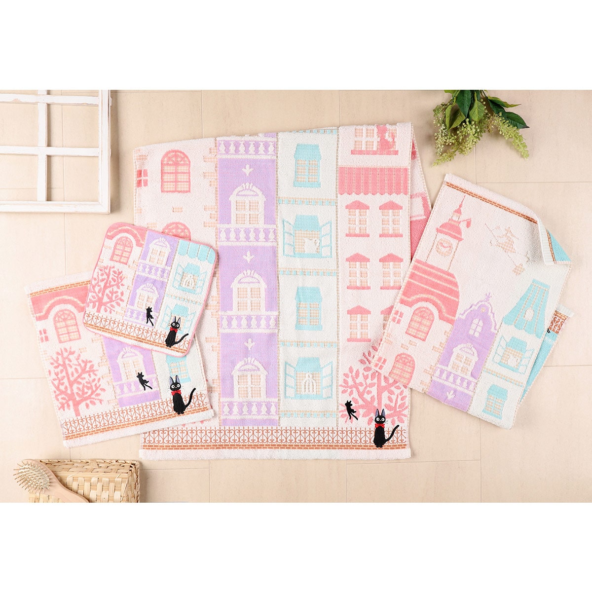 Studio Ghibli Kiki’s Delivery Service Jiji’s Apartment Mini Towel