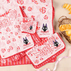 Studio Ghibli Kiki’s Delivery Service Bread Wreath & Jiji Wash Towel