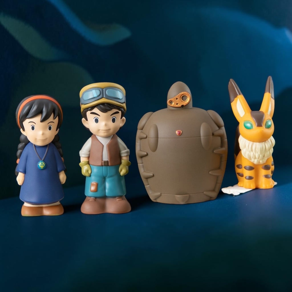 Studio Ghibli Castle in the Sky Soft Vinyl Finger Puppet Mascot Complete Set