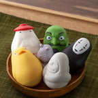 Spirited Away Roly-Poly Figures Complete Set 6 Official Japan