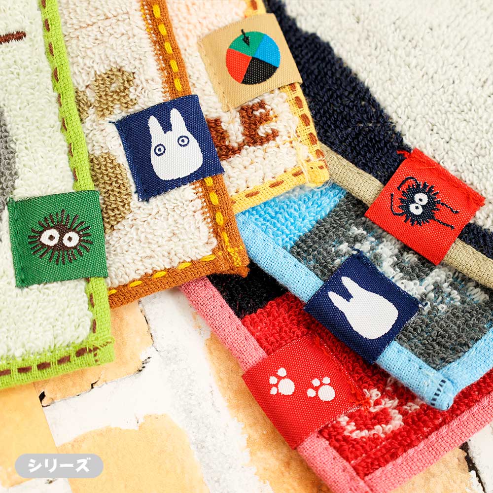 Studio Ghibli My Neighbour Totoro Soot Sprites Mini Hand Towel 15cm Official Marushin