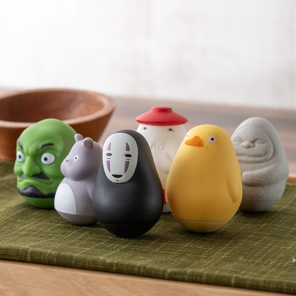 Spirited Away Roly-Poly Figures Complete Set 6 Official Japan