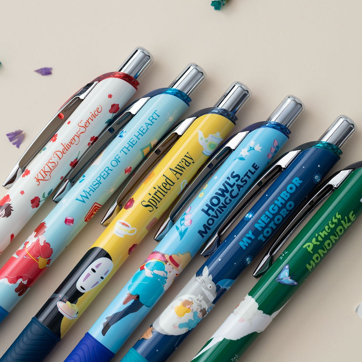 Studio Ghibli Kiki’s Delivery Service EnerGel Gel Pen Kiki & Jiji 0.7mm Black Ink