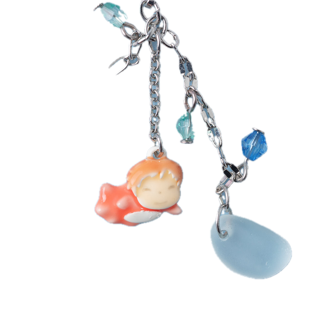 Studio Ghibli Ponyo Swaying Earrings Mori no Ponpone