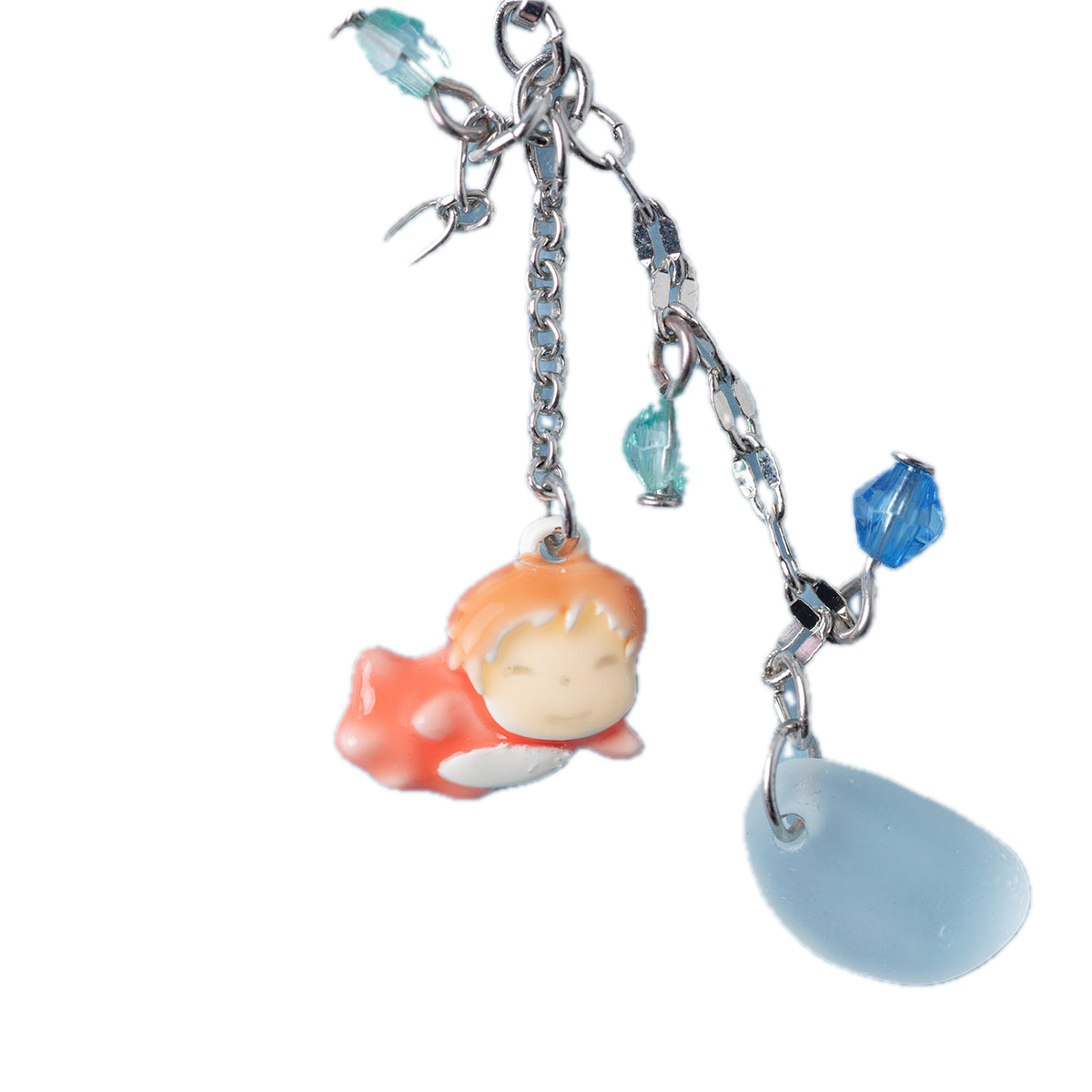 Studio Ghibli Ponyo Swaying Earrings Mori no Ponpone